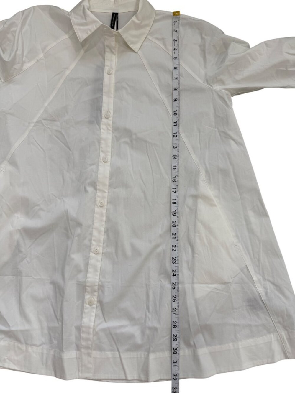 Stella Carakasi Womens Size S Compliment Tunic Soft-White Button-Up Top NEW - Picture 7 of 9